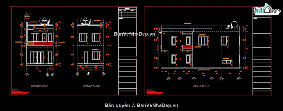 nhà phố 2 tầng,2 tầng nhà phố hiện đại,nhà 2 tầng,bản vẽ nhà phố 2 tầng