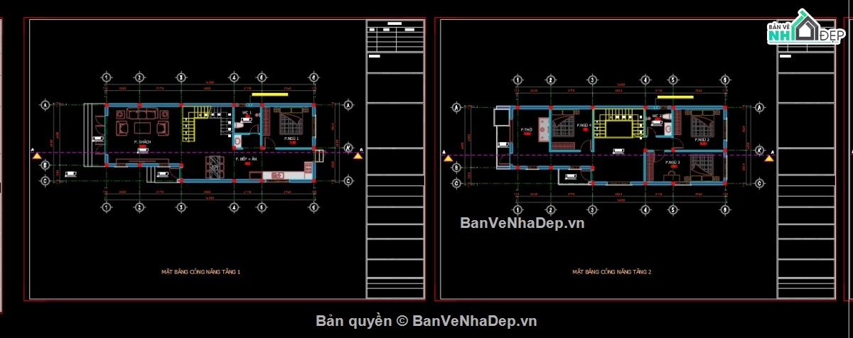 nhà phố 2 tầng,2 tầng nhà phố hiện đại,nhà 2 tầng,bản vẽ nhà phố 2 tầng