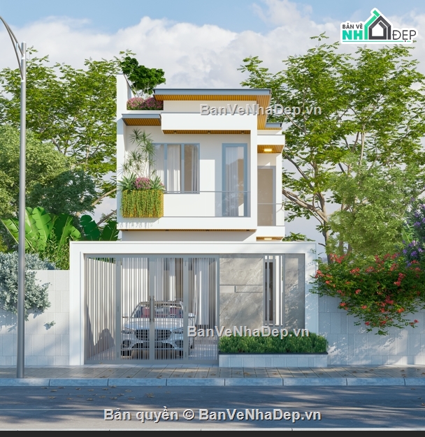 nhà phố 2 tầng,2 tầng nhà phố hiện đại,nhà 2 tầng,bản vẽ nhà phố 2 tầng