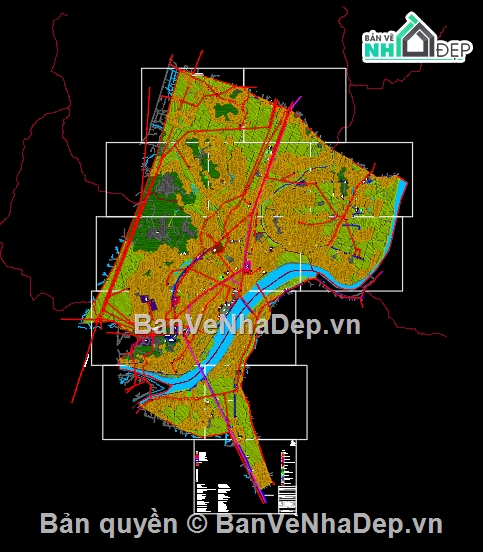 quy hoạch khu đô thị,giao thông quy hoạch,bản vẽ quy hoạch