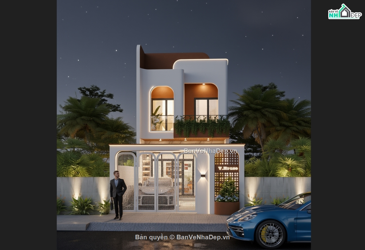 nhà phố 2 tầng,mẫu nhà phố 2 tầng,file cad nhà phố,kiến trúc nhà phố 2 tầng,bản vẽ nhà phố 2 tầng