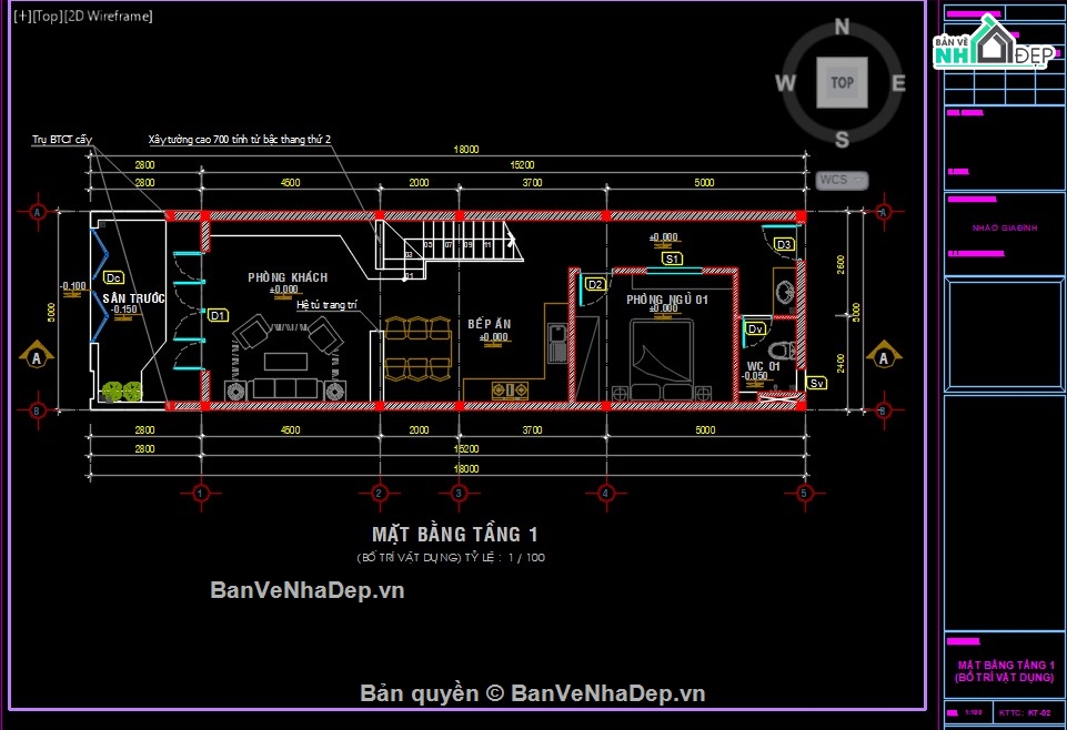 nhà phố 2 tầng,mẫu nhà phố 2 tầng,file cad nhà phố,kiến trúc nhà phố 2 tầng,bản vẽ nhà phố 2 tầng