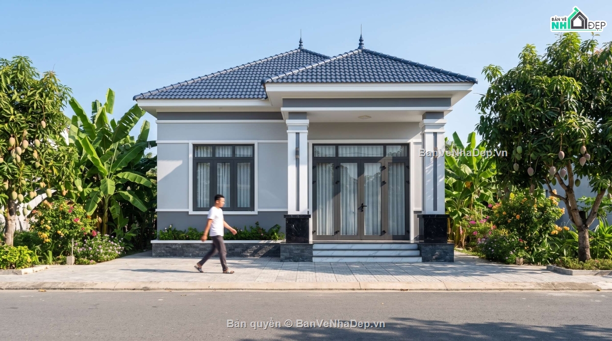 1 tầng,nhà 1 tầng mái nhật,nhà cấp 4 mái nhật,nhà mái nhật,nhà cấp 4