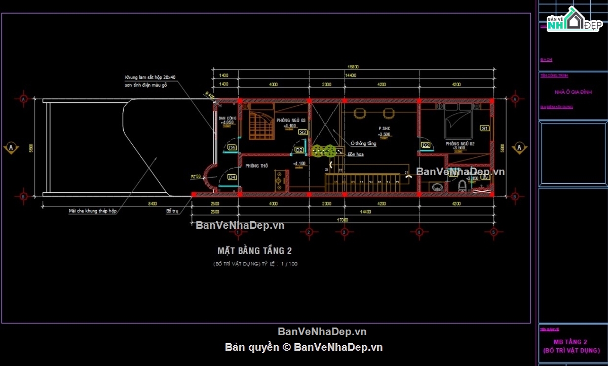 nhà phố 2 tầng,mẫu nhà phố 2 tầng,file cad nhà phố,kiến trúc nhà phố 2 tầng,bản vẽ nhà phố 2 tầng,thiết kế nhà 2 tầng
