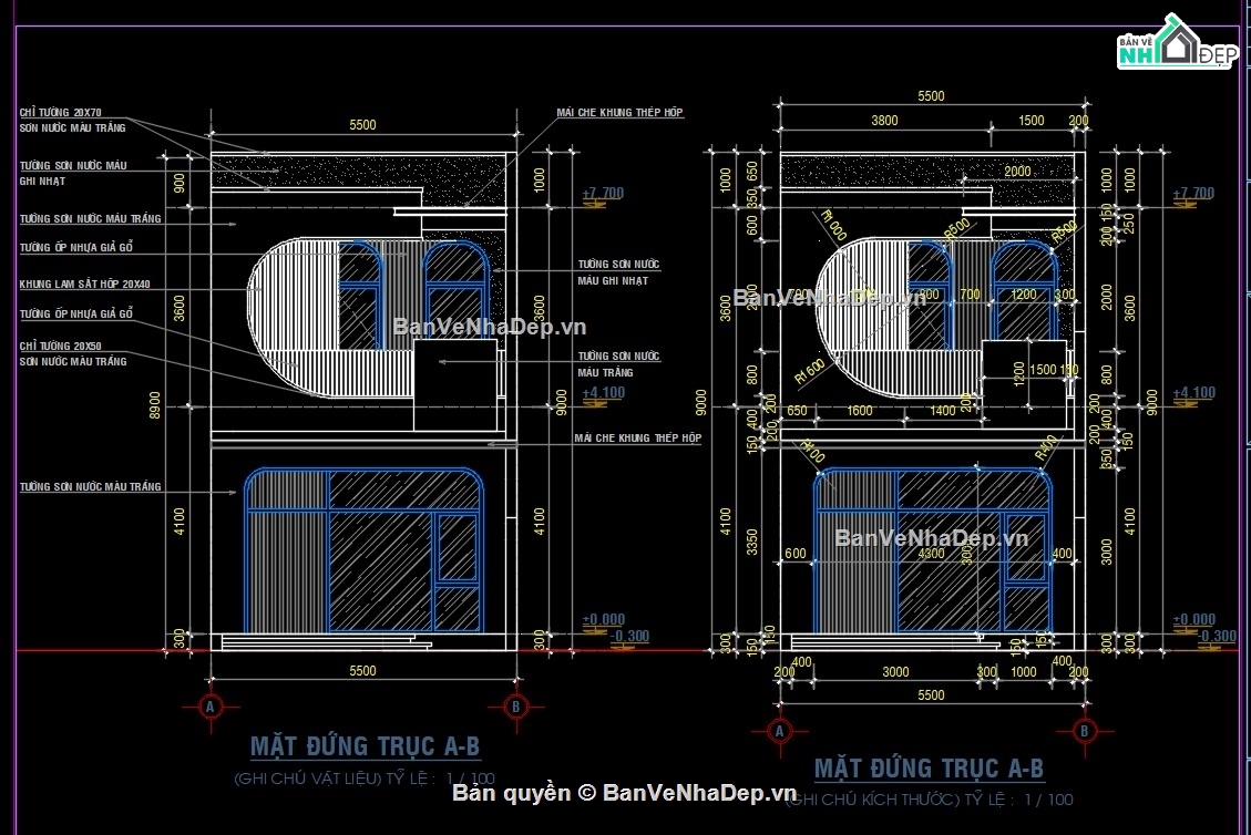nhà phố 2 tầng,mẫu nhà phố 2 tầng,file cad nhà phố,kiến trúc nhà phố 2 tầng,bản vẽ nhà phố 2 tầng,thiết kế nhà 2 tầng