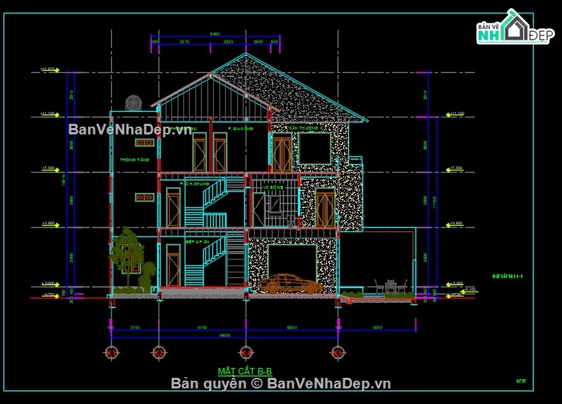 mẫu biệt thự 3 tầng,thiết kế biệt thự 3 tầng,thiết kế biệt thự,bản vẽ biệt thự 3 tầng,mẫu biệt thự