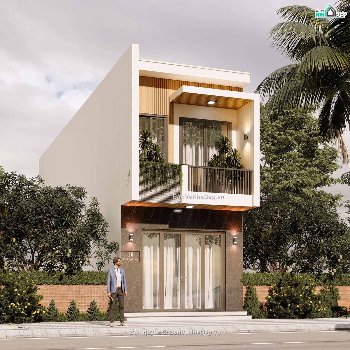 nhà 2 tầng 4.5x21m,hồ sơ nhà 2 tầng 4.5x21m,nhà 4.5x21m