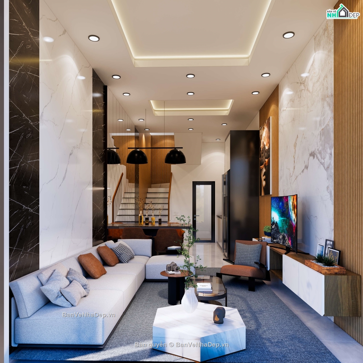 hồ sơ nhà 4 tầng 3x9m,nhà 4 tầng,nhà 3x9m