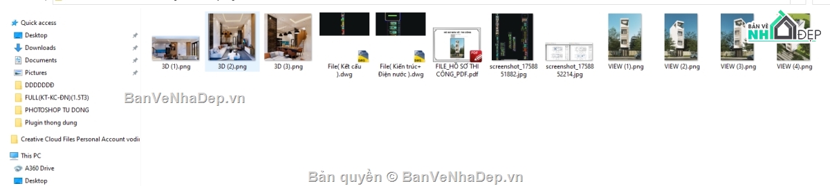 hồ sơ nhà 4 tầng 3x9m,nhà 4 tầng,nhà 3x9m
