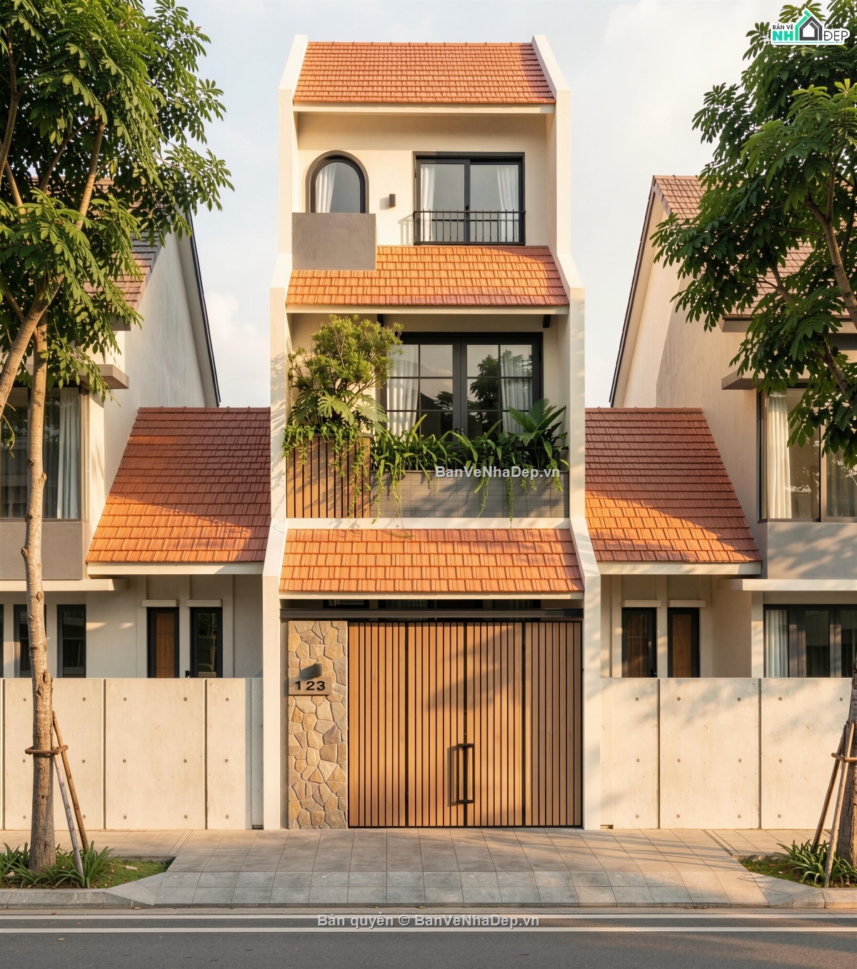 thiết kế nhà phố,thiết kế nhà phố 3 tầng,hồ sơ thiết kế nhà phố