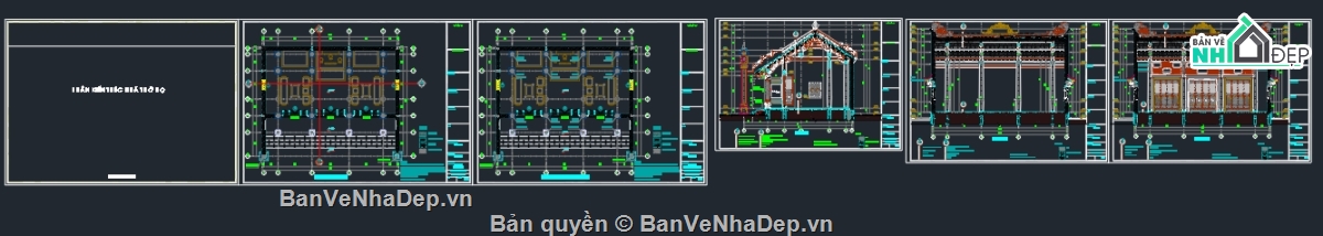 Bản vẽ thiết kế nhà,bản vẽ thiết kế nhà thờ họ đẹp,nhà thờ họ đẹp 2025