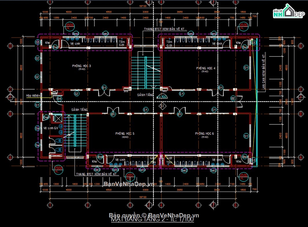 hồ sơ thiết kế trường,thiết kế mầm non,bản vẽ trường mầm non,full hồ sơ trường mầm non