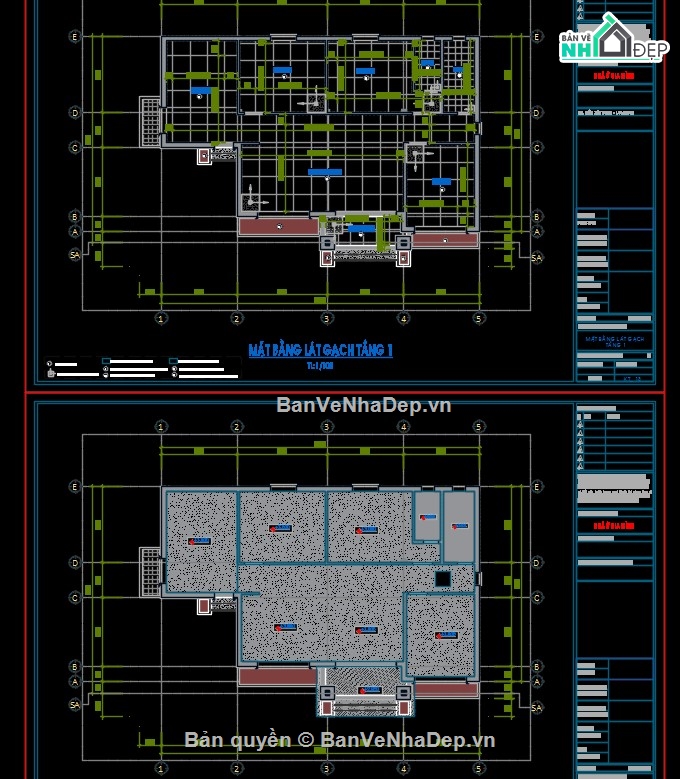 kiến trúc mái nhật,biệt thự mái nhật,biệt thự 1 tấng mái nhật,file cad biệt thự 1 tầng mái nhật