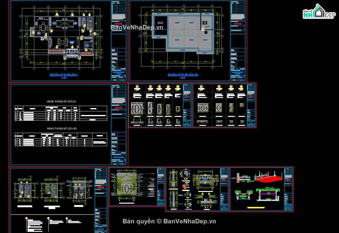 kiến trúc mái nhật,biệt thự mái nhật,biệt thự 1 tấng mái nhật,file cad biệt thự 1 tầng mái nhật
