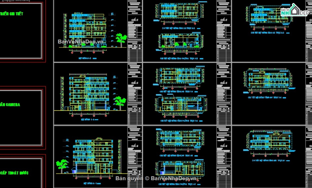 full hồ sơ trường mầm non,thiết kế trường mầm non,bản vẽ trường mầm non,kiến trúc trường mầm non