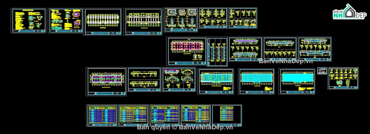 nhà ở và làm việc,nhà làm việc cơ quan,trụ sở cơ quan,nhà làm việc 1 tầng 12 gian,trụ sở 1 tầng 12 gian,hồ sơ thiết kế thi công