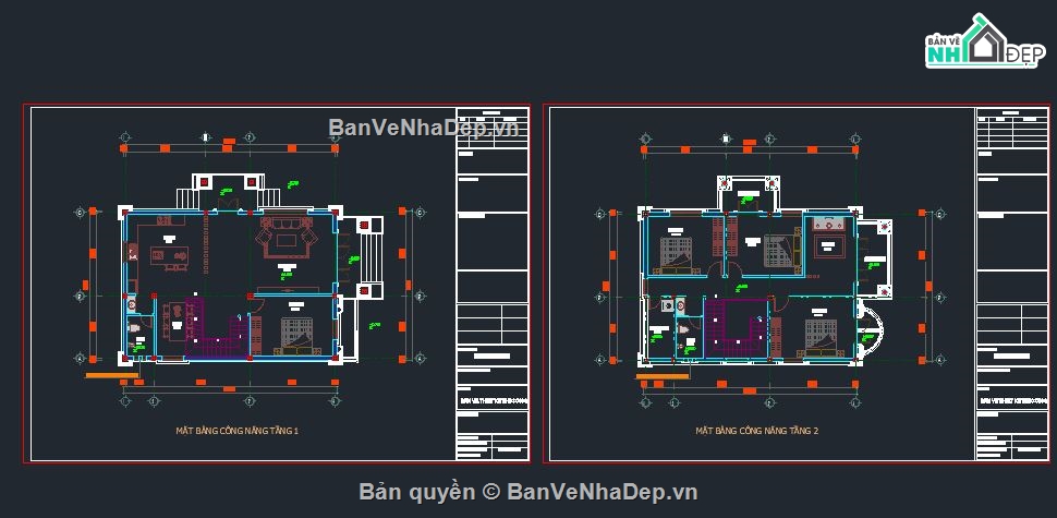 biệt thự 2 tầng,mẫu nhà 2 tầng mái nhật,kiến trúc biệt thự