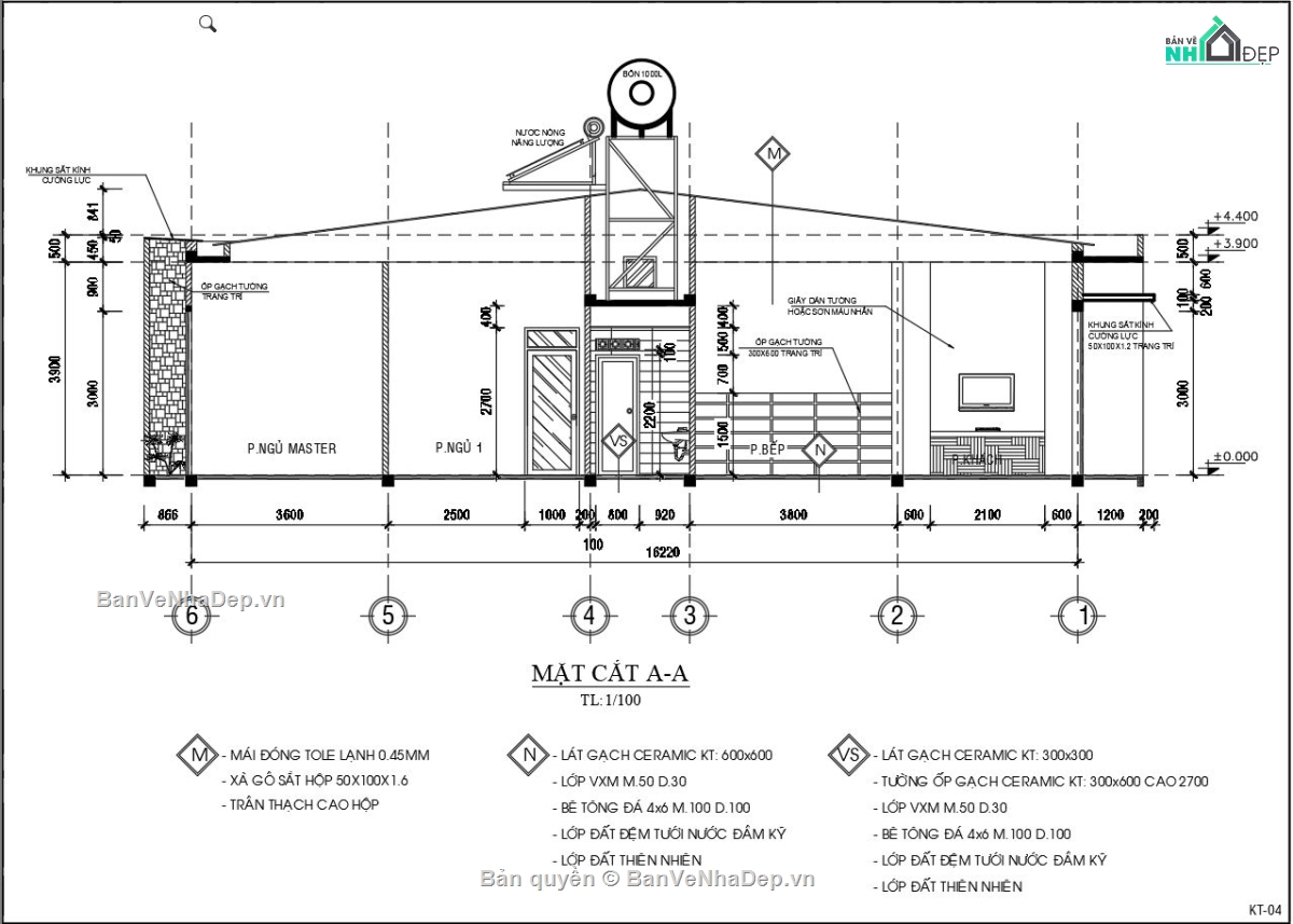 file cad nhà cấp 4,bản vẽ  nhà cấp 4,mẫu tk  nhà cấp 4,nhà cấp 4