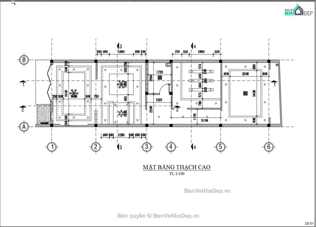 file cad nhà cấp 4,bản vẽ  nhà cấp 4,mẫu tk  nhà cấp 4,nhà cấp 4