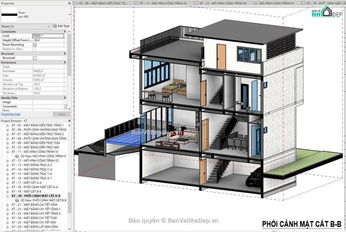 revit biệt thự 2 tầng,revit mẫu villa đẹp,revit mẫu biệt thự full,revit full kiến trúc kết cấu,revit full biệt thự