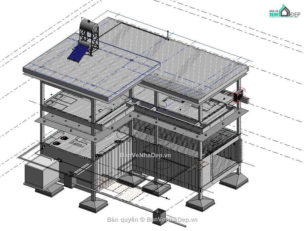 revit biệt thự 2 tầng,revit mẫu villa đẹp,revit mẫu biệt thự full,revit full kiến trúc kết cấu,revit full biệt thự