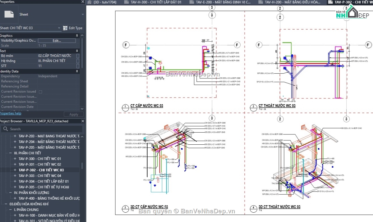 Full revit biệt thự,revit MEP biệt thự,thiết kế full revit biệt thự,mẫu revit biệt thự,revit biệt thự full,mẫu revit full biệt thự