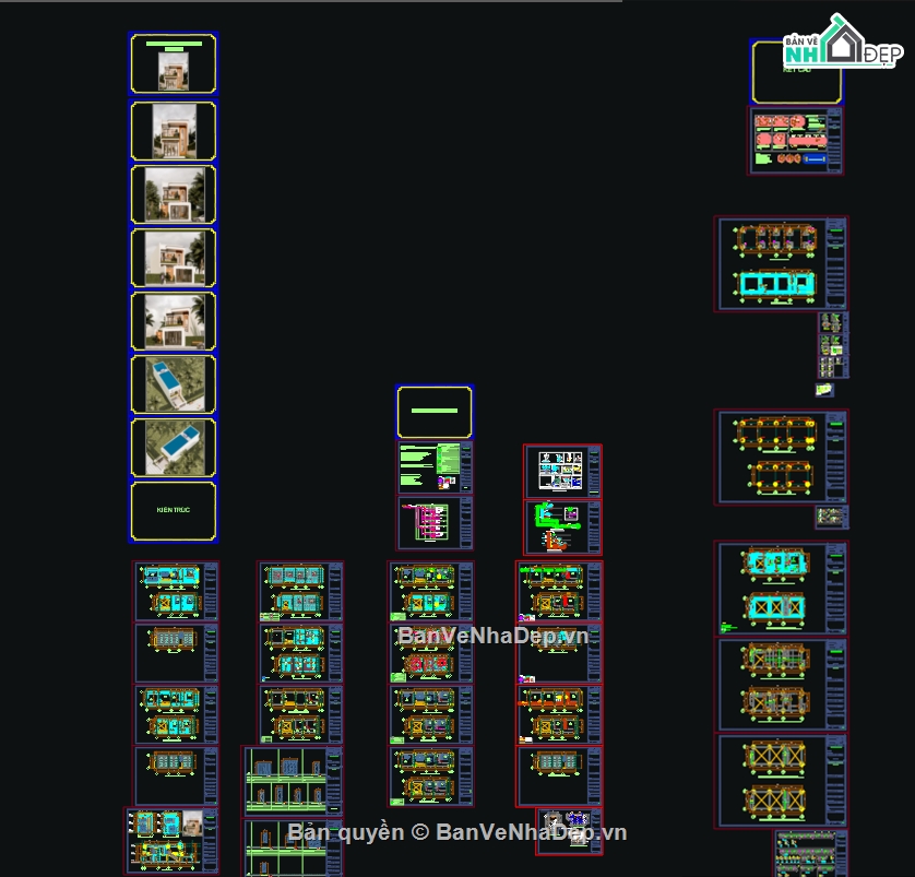 nhà gác lững 5x14m,full hồ sơ gác lững 5x14m,hồ sơ thi công gác lững 5x14m,nhà 5x14m gác lững