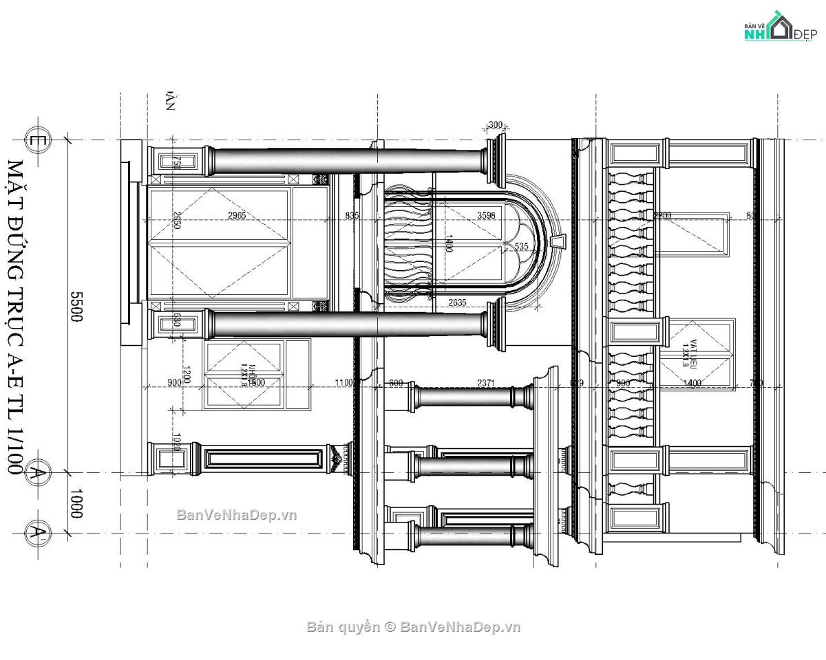 TÂN CỔ ĐIỂN 2 TẦNG,full bản vẽ nhà phố,biệt thự tân cổ điển full kt.kc.đn,bản vẽ biệt thự tân cổ điển full,kiến trúc 2 tầng 1 tum,biệt thự phố