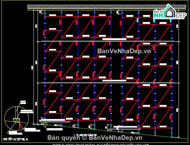 dầm sàn,BPTC dầm sàn,dầm sàn tầng 3