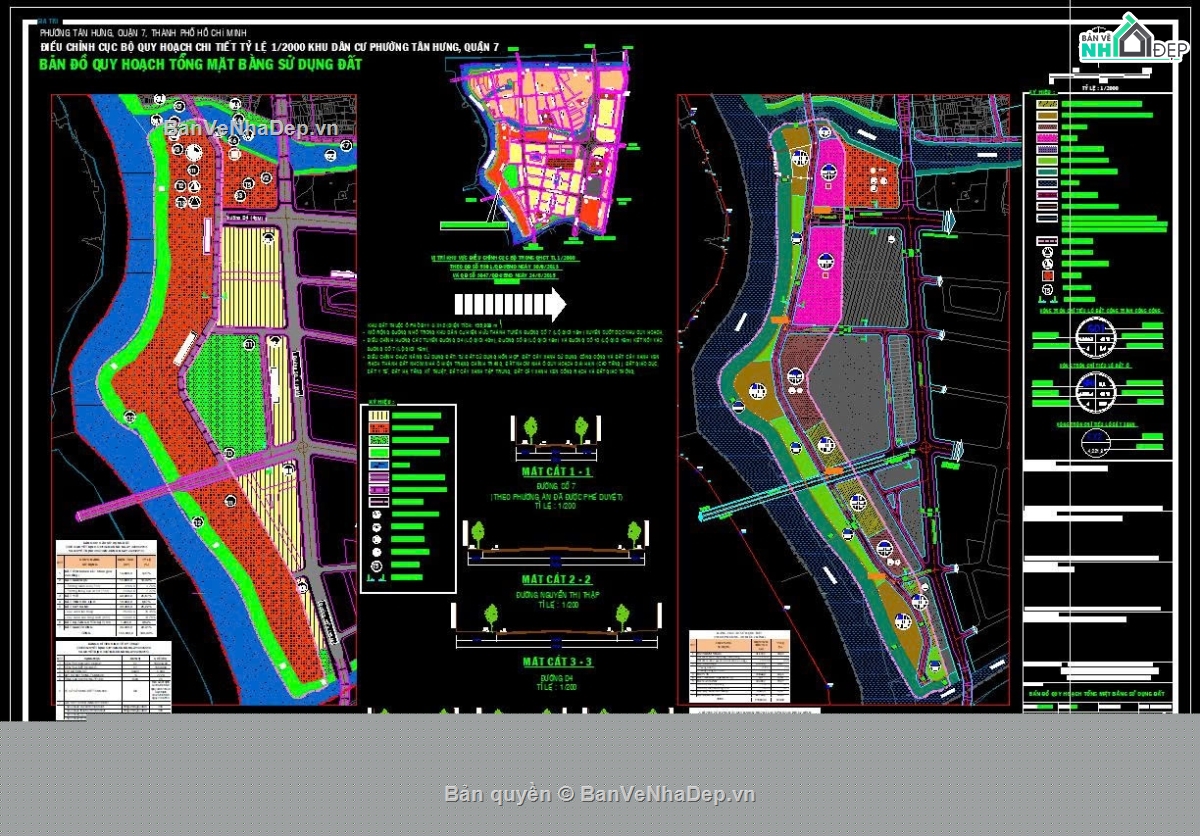 Sông Ông Lớn,QHPK 1/2000,QUận 7