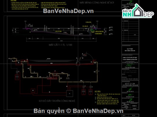 Bản vẽ công nghệ hồ bơi,bản vẽ hệ thống lọc hồ bơi,Bản vẽ hồ bơi khu nghỉ dưỡng,Bản vẽ hồ bơi resort Đà Nẵng,Bản vẽ thi công hồ bơi khu nghỉ dưỡng