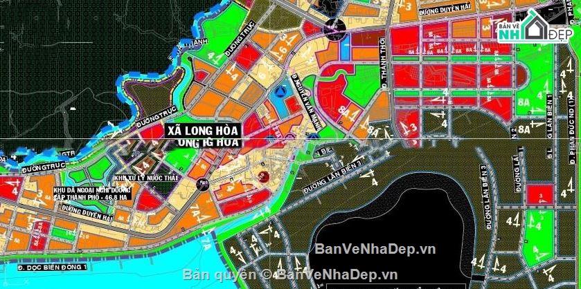 cad quy hoạch giao thông,giao thông huyện cần giờ,quy hoạch