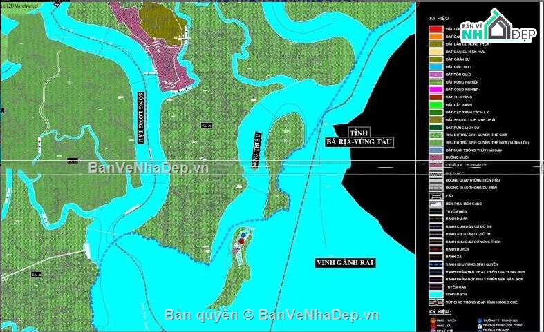 cad quy hoạch giao thông,giao thông huyện cần giờ,quy hoạch