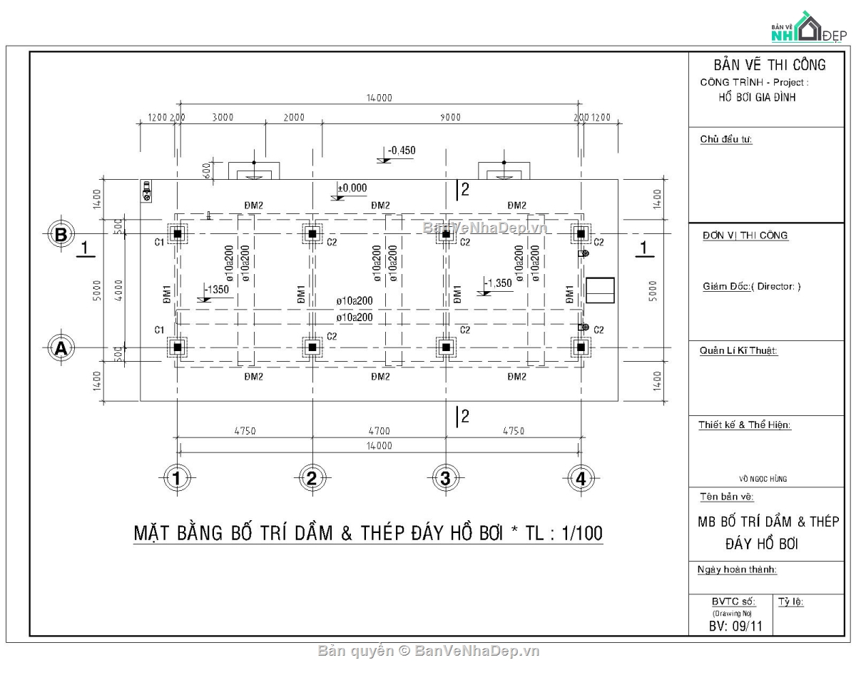 Bản vẽ autocad hồ bơi,xay dung ho boi,thi cong ho boi,thiết kế hồ bơi