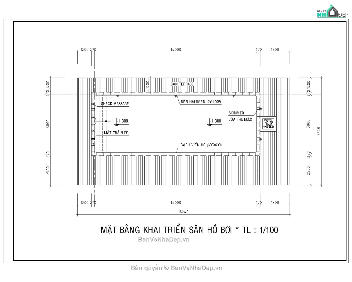 Bản vẽ autocad hồ bơi,xay dung ho boi,thi cong ho boi,thiết kế hồ bơi