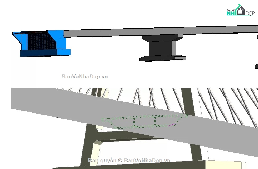 cầu dây văn 3 nhịp,revit cầu dây văng,cầu dây văng 3 nhịp