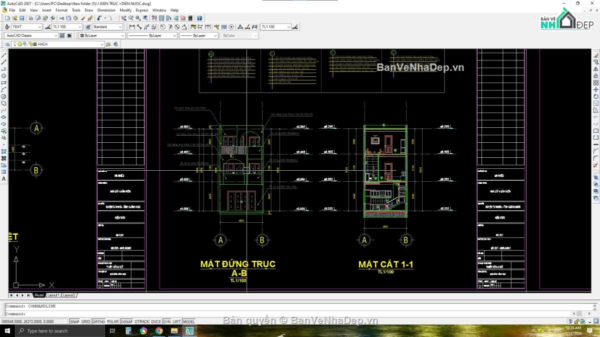nhà phố 3 tầng,kiến trúc 3 tầng,file cad nhà phố 3 tầng,cad nhà phố 3 tầng,bản vẽ nhà phố 3 tầng