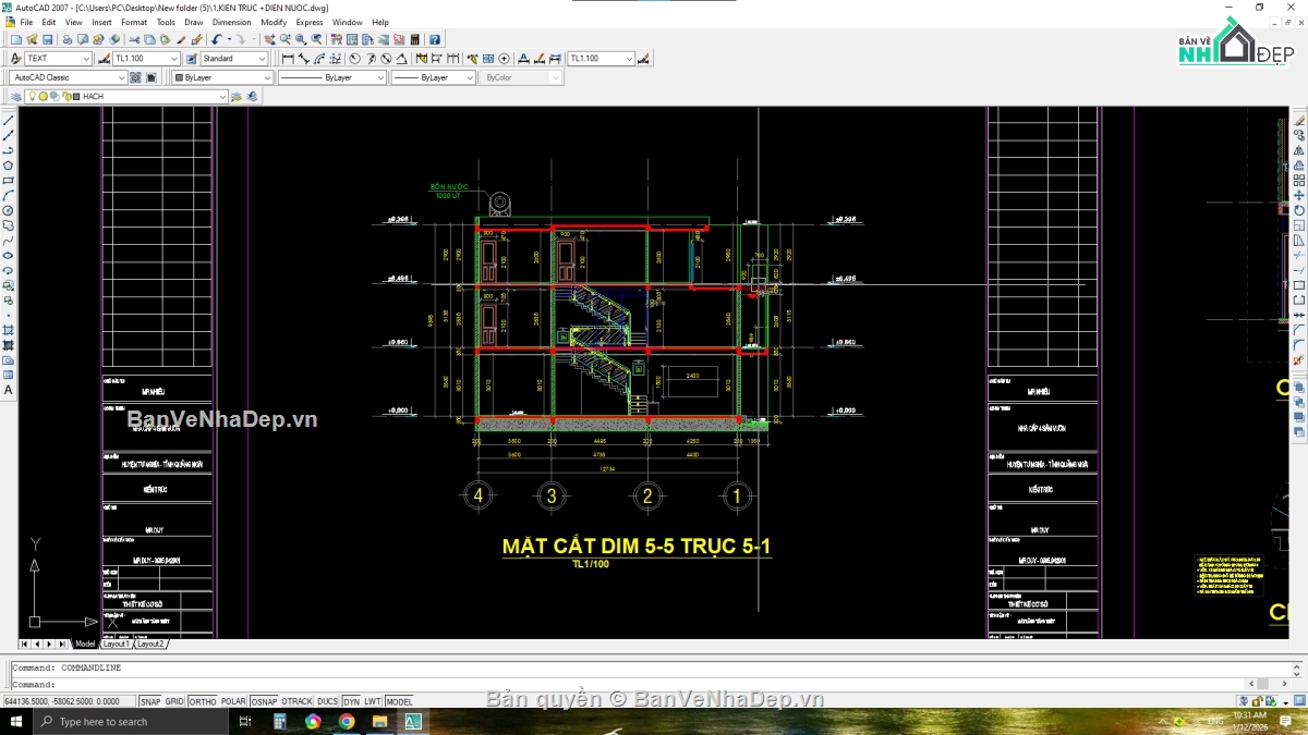 nhà phố 3 tầng,kiến trúc 3 tầng,file cad nhà phố 3 tầng,cad nhà phố 3 tầng,bản vẽ nhà phố 3 tầng