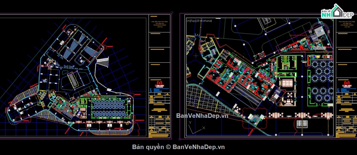 thiết kế khách sạn,bản vẽ khách sạn cao cấp,bản vẽ CAD khách sạn