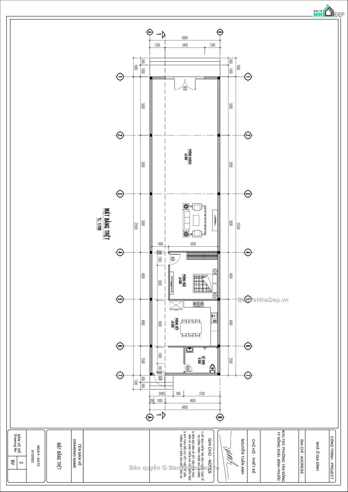 Hồ sơ bản vẽ cấp phép xây dựng nhà ở liền kề,bản vẽ cấp phép,Hồ sơ cấp phép