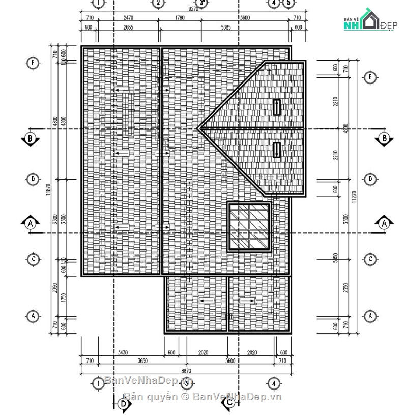 biệt thự 4 tầng,file cad biệt thự 4 tầng,bản vẽ biệt thự 4 tầng,cad biệt thự 4 tầng