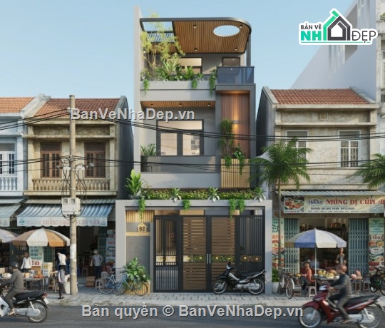 nhà phố 3 tầng,file cad nhà phố 3 tầng,nhà phố 3 tầng cad