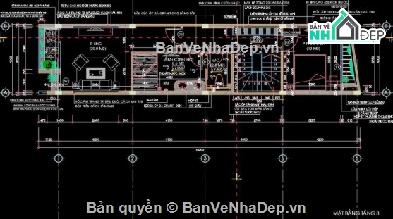 nhà phố 4 tầng,file cad nhà phố 4 tầng,nhà phố 4 tầng file cad