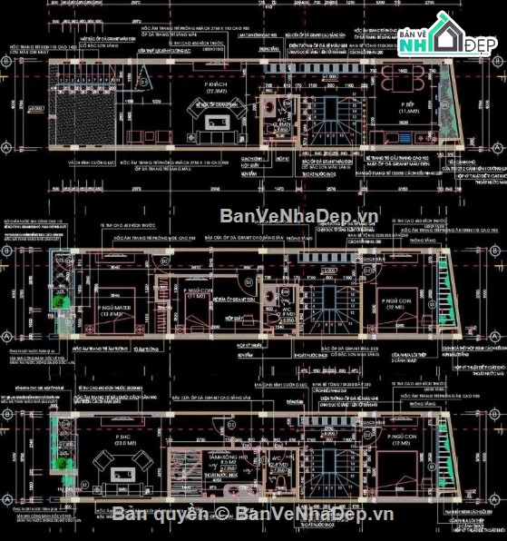 nhà phố 4 tầng,file cad nhà phố 4 tầng,nhà phố 4 tầng file cad