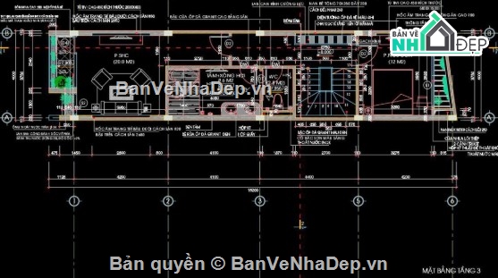 nhà phố 4 tầng,file cad nhà phố 4 tầng,nhà phố 4 tầng file cad