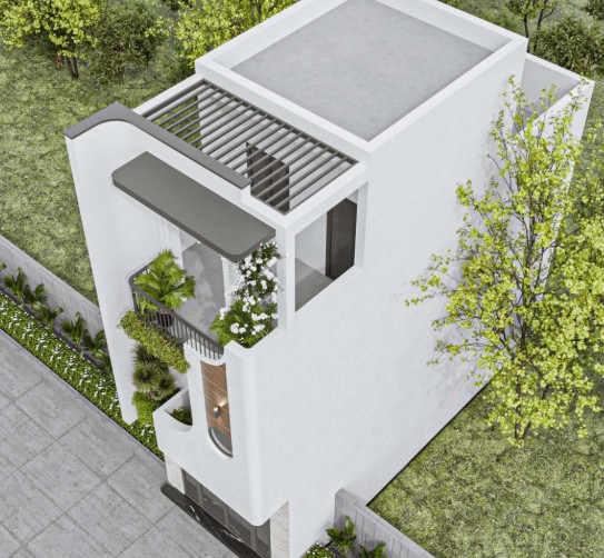 nhà phố 2 tầng 1 tum,file cad nhà phố 2 tầng 1 tum,cad nhà phố 2 tầng 1 tum