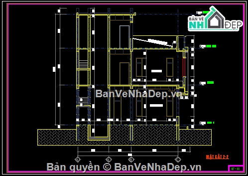 Biệt thự 2 tầng,file cad biệt thự 2 tầng,bản vẽ biệt thự 2 tầng,kiến trúc biệt thự 2 tầng,biệt thự 2 tầng 10.7x10m