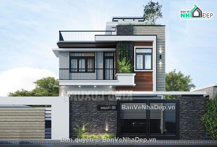 Biệt thự 2 tầng,file cad biệt thự 2 tầng,bản vẽ biệt thự 2 tầng,kiến trúc biệt thự 2 tầng,biệt thự 2 tầng 10.7x10m