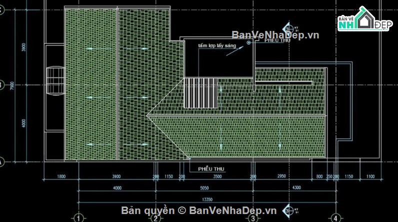 biệt thự 3 tầng,file cad biệt thự 3 tầng,bản vẽ biệt thự 3 tầng