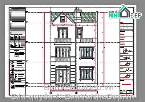 biệt thự 3 tầng,Hồ sơ thiết kế,kiến trúc 3 tầng
